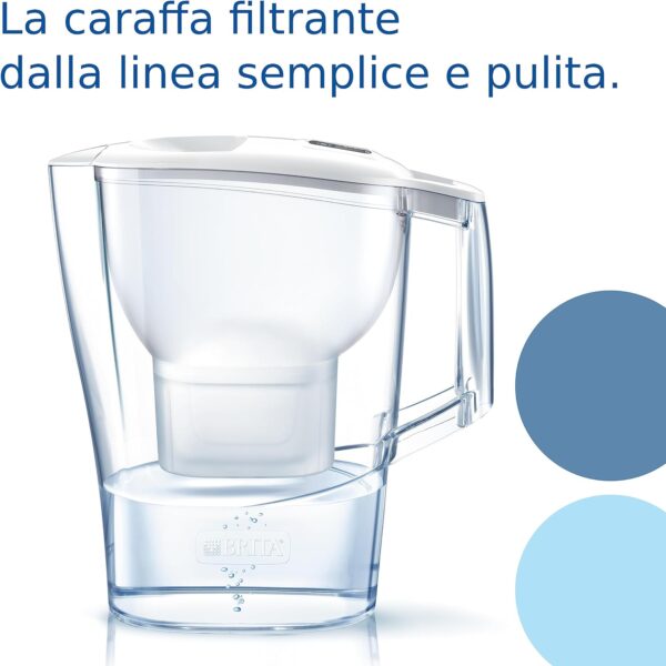 BRITA Caraffa filtrante Aluna bianca (2.4L) incl. 1 x filtro MAXTRA - immagine 2