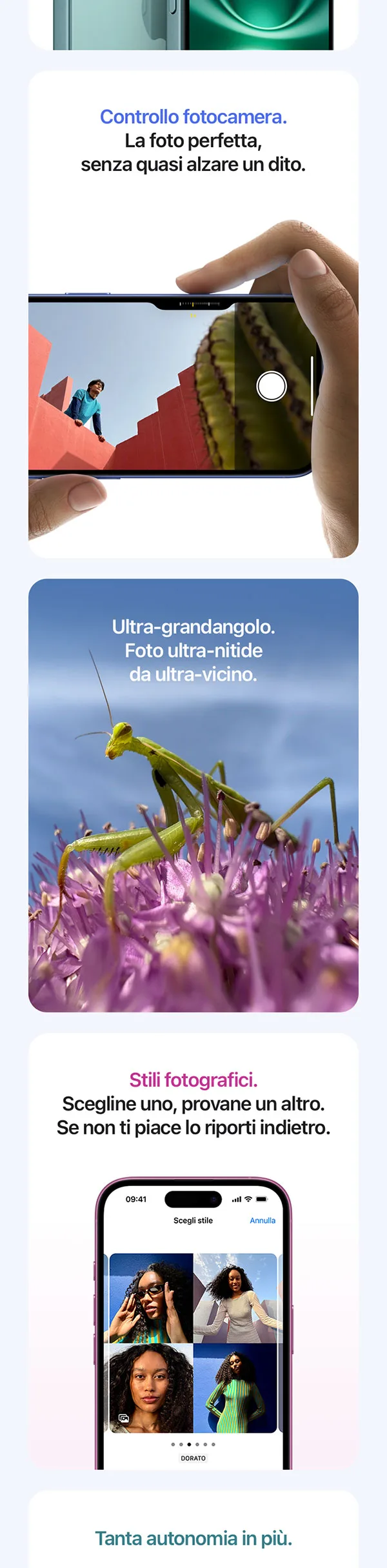Apple iPhone 16 caratteristiche