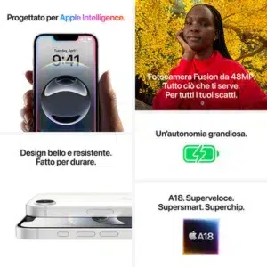 IPhone 16e Apple - Chip A18 - immagine 5