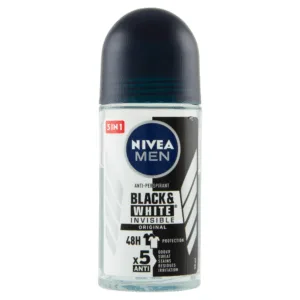 Nivea Men Black & White Invisible Original Deodorante Uomo Roll-On 50 ml