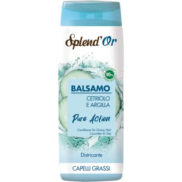 SPLENDOR BALSAMO CETRIOLO e ARGILLA DISTRICANTE CAPELLI GRASSI 300 ML