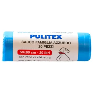 Pulitex Sacco Azzurro 50 x 60 cm 20 pezzi