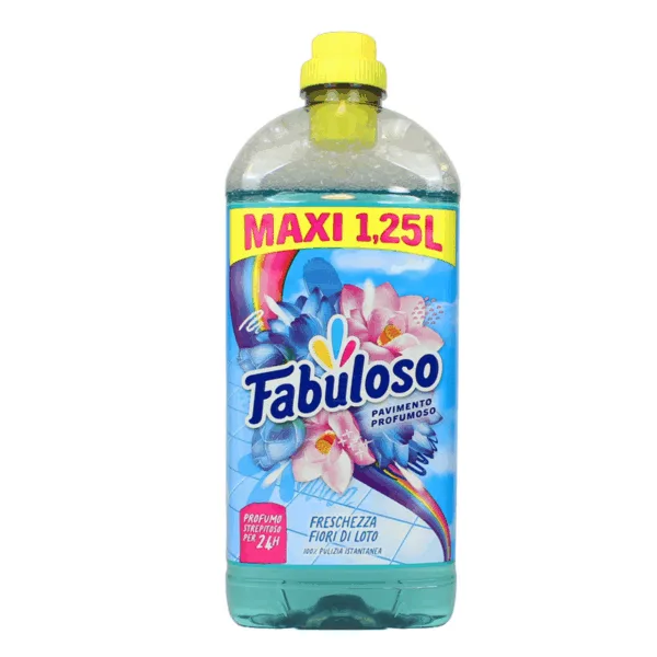 FABULOSO DETERSIVO PAVIMENTI FIORI DI LOTO PROFUMO 24H 1,25L