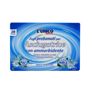 L'UNICO ORIGINALE 20 FOGLI PROFUMATI ARIA DI PRIMAVERA PER ASCIUGATRICE CON AMMORBIDENTE